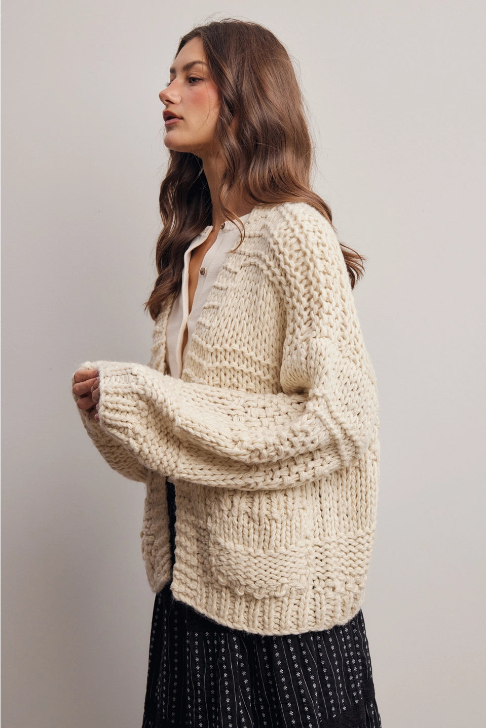 Handmade Chunky Knit Cardigan