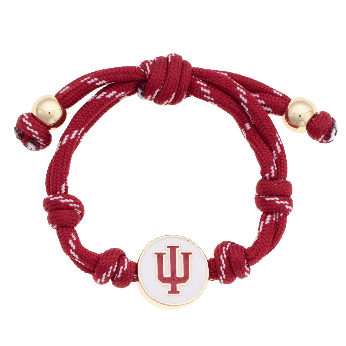 Indiana Hoosiers Logo Paracord Bracelet