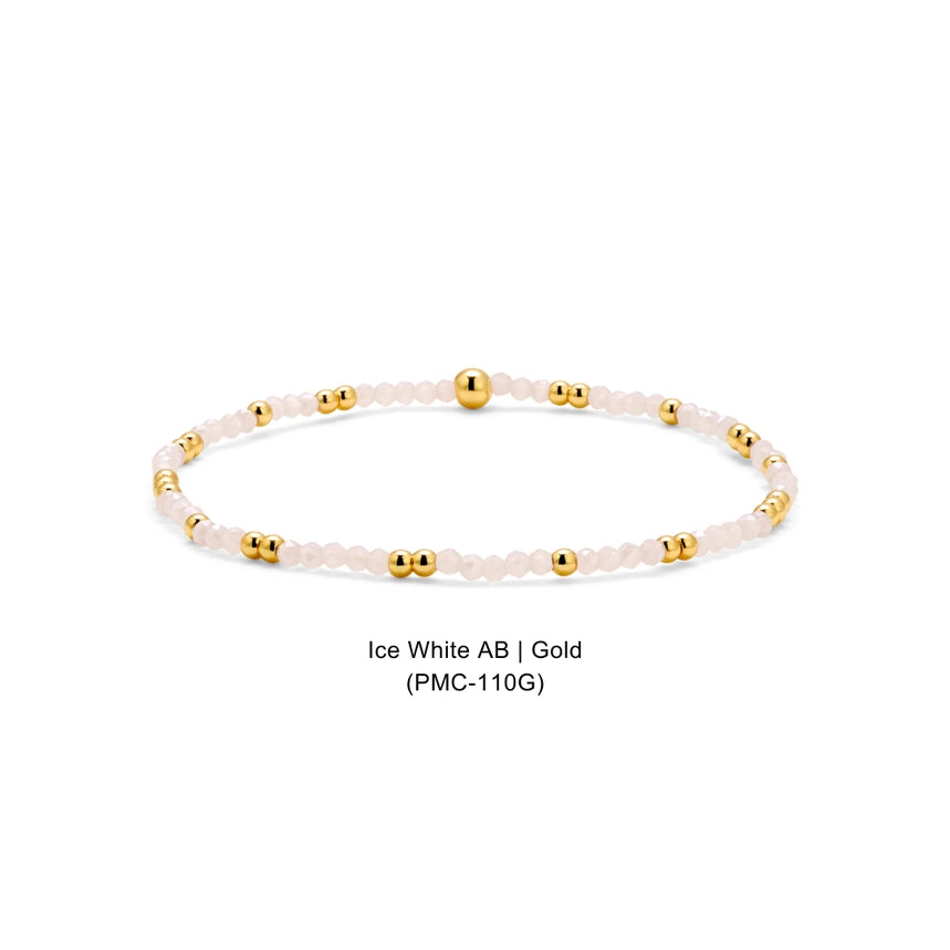 Petite Mini Crystal Beaded Bracelet