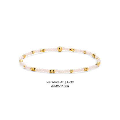 Petite Mini Crystal Beaded Bracelet
