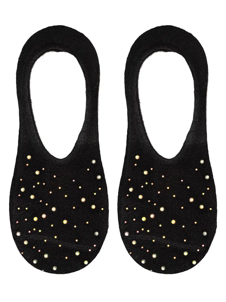 Crystal Black Liner Socks