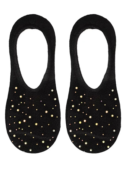 Crystal Black Liner Socks