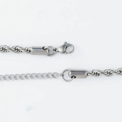 Narelle Silver Rope Chain 18" Waterproof Necklace