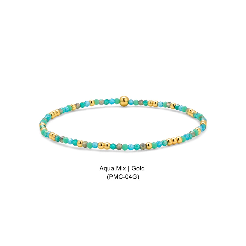 Petite Mini Crystal Beaded Bracelet