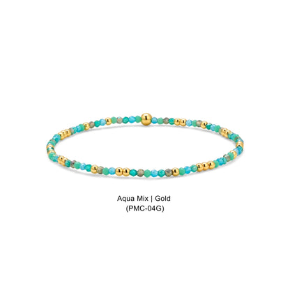 Petite Mini Crystal Beaded Bracelet