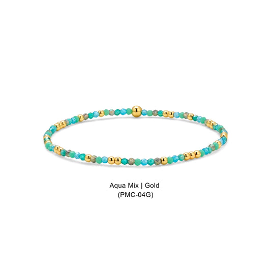 Petite Mini Crystal Beaded Bracelet