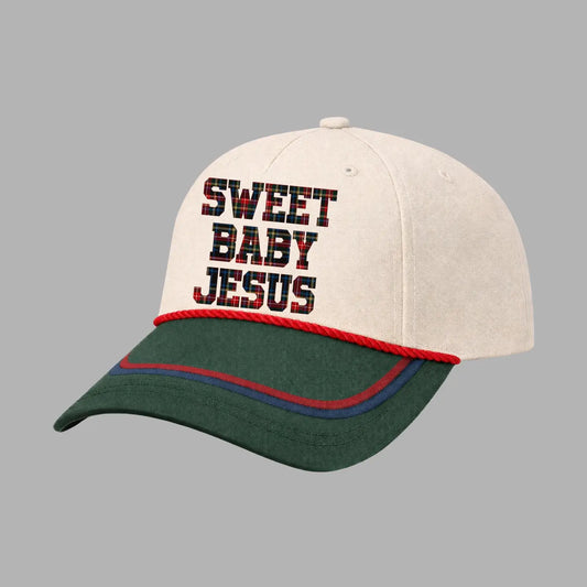 Sweet Baby Jesus Puff Embroidery Cap