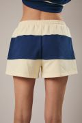 High Waist Color Block Shorts
