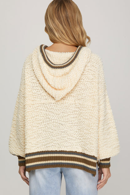 Hooded Sweater Top