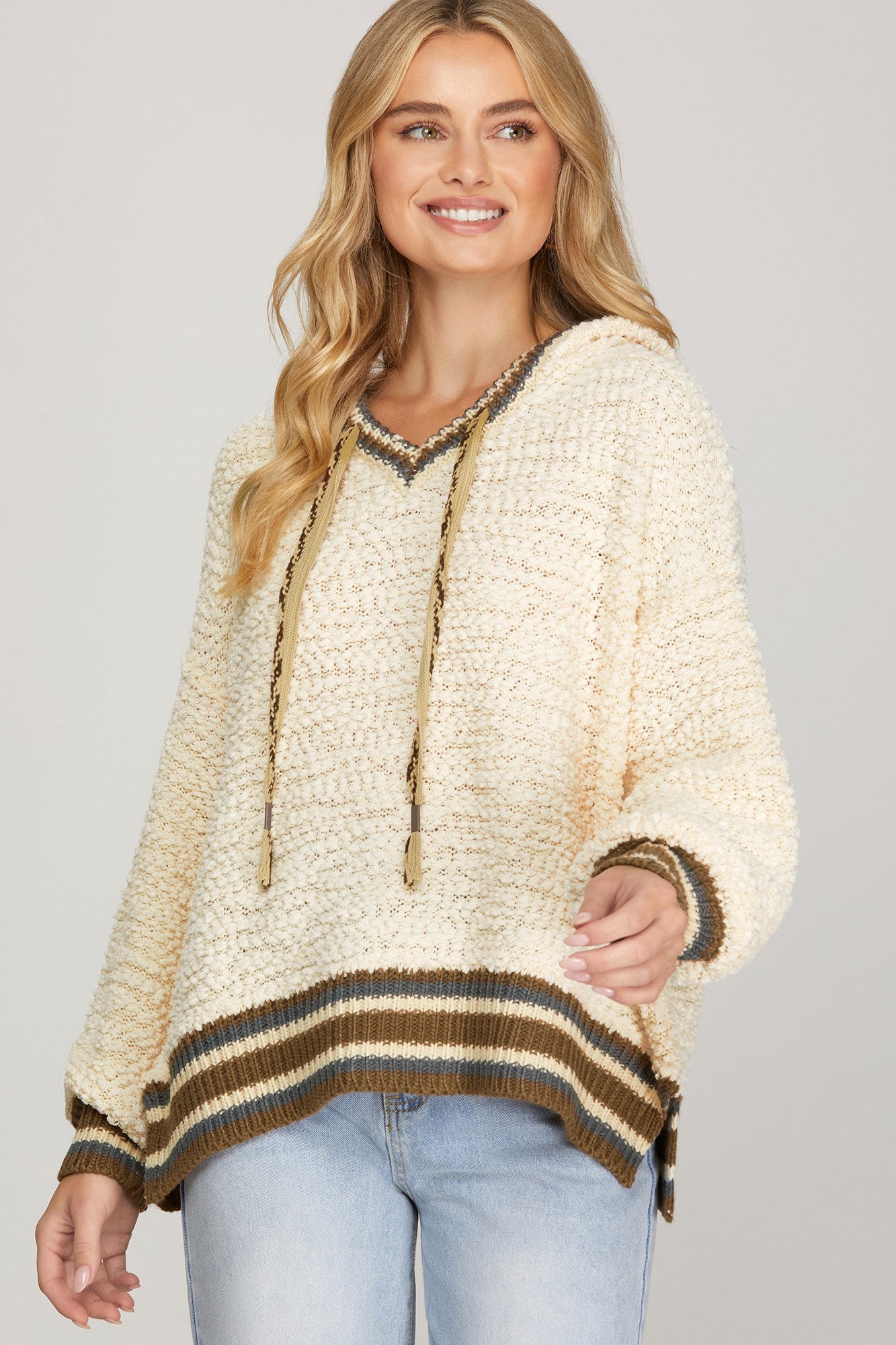 Hooded Sweater Top