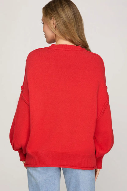Oversized Sweater Top | 5 Colors Available