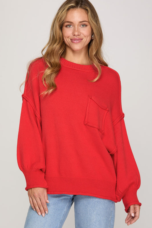 Oversized Sweater Top | 5 Colors Available