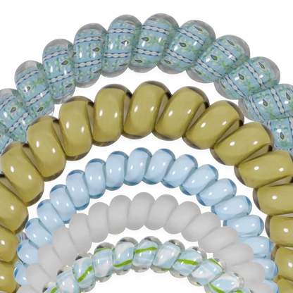 Spiral Hair Coils | Bay Breeze | Mixed