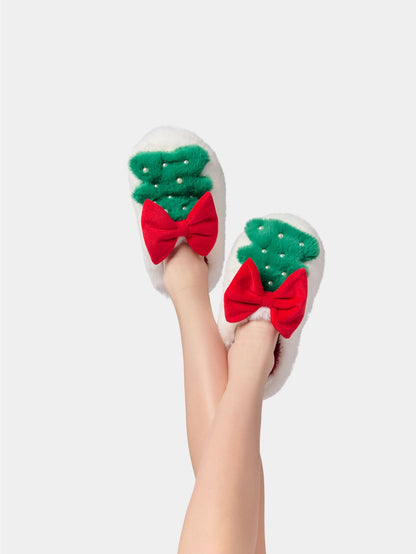 Christmas Tree Slippers