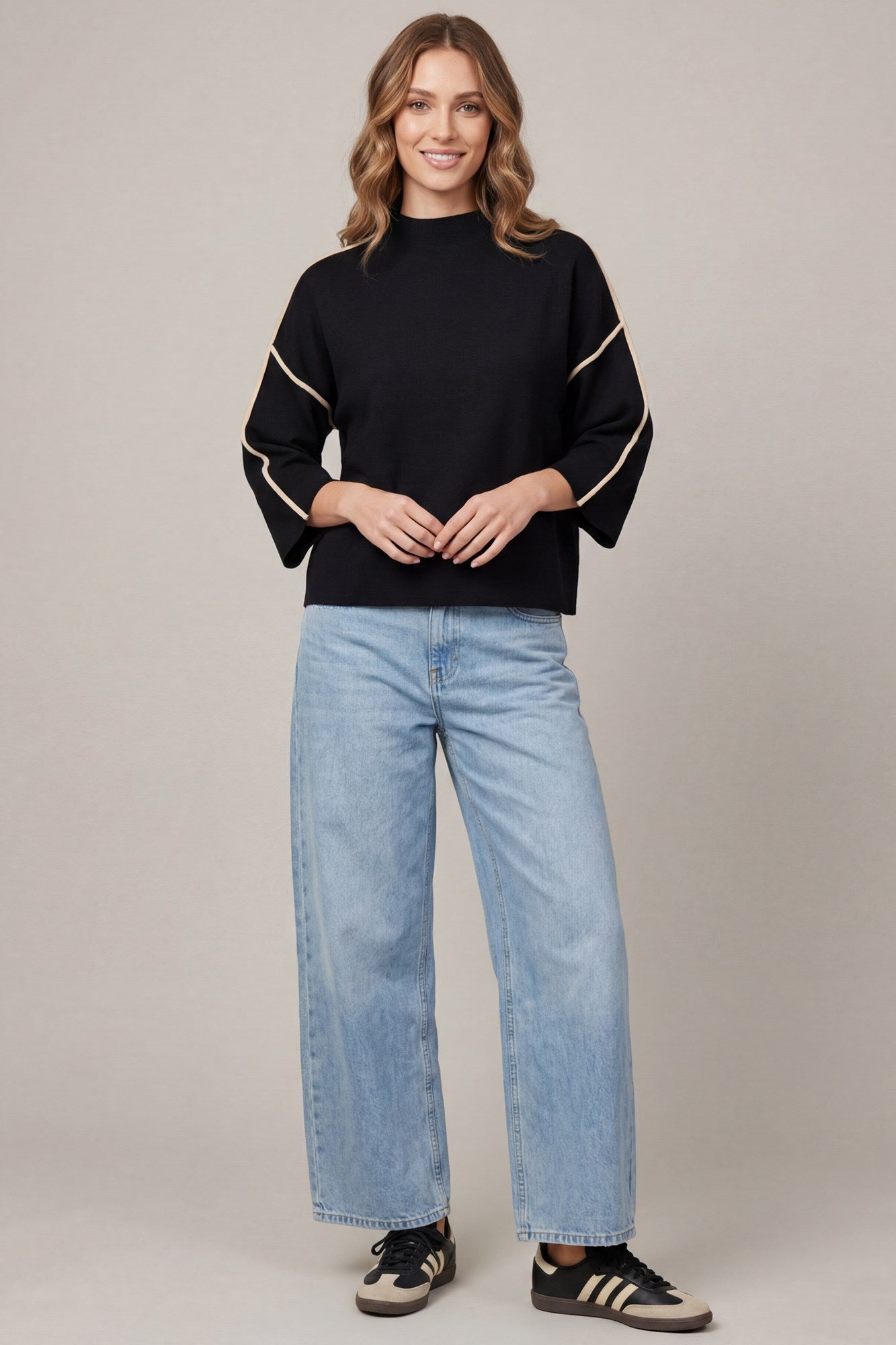 Mock Neck Sweater