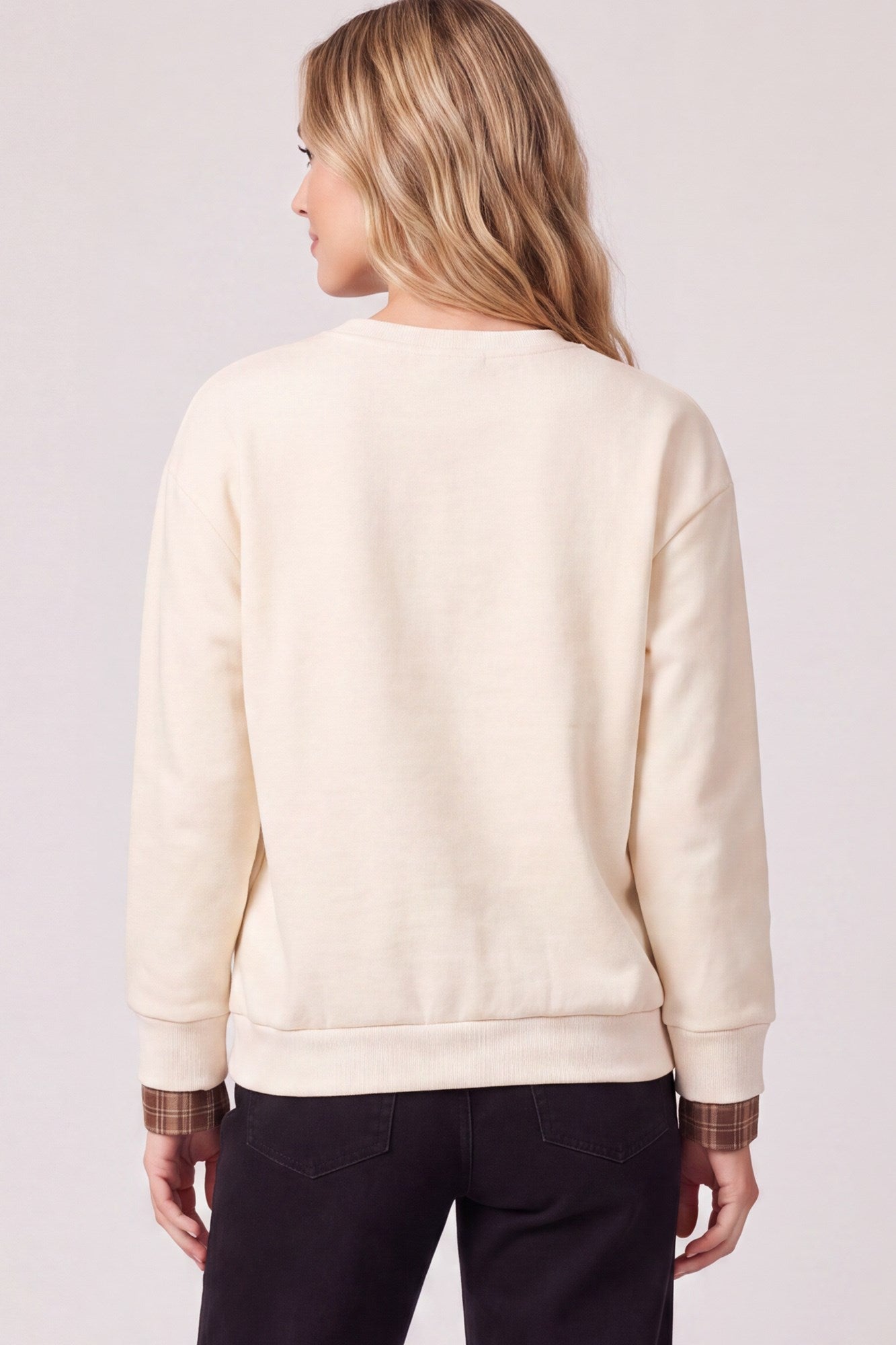 Pumpkin Patchwork Knit Top