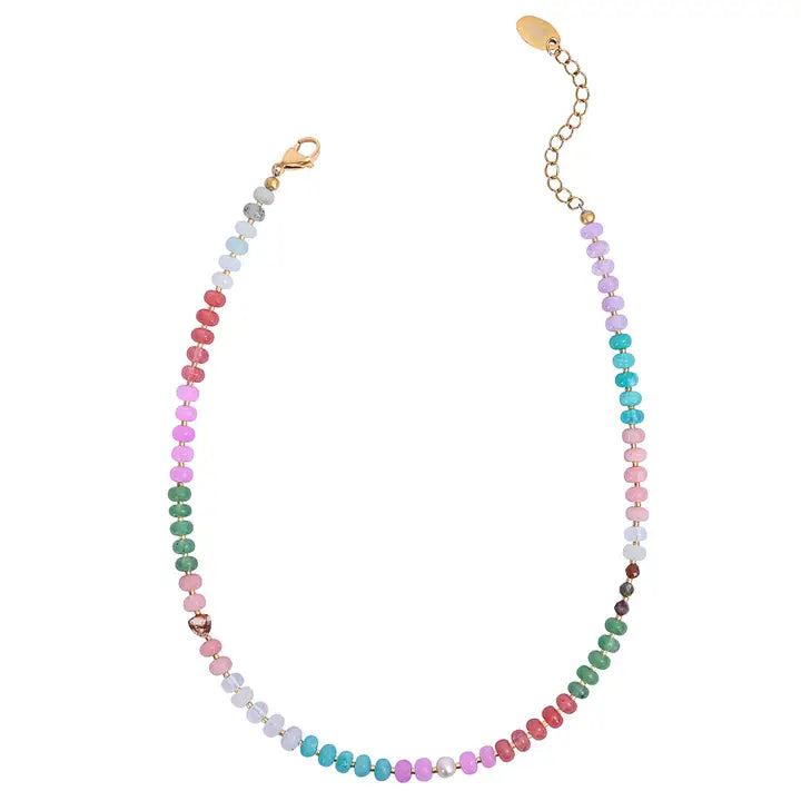 Aurora Colorful Stone Neck