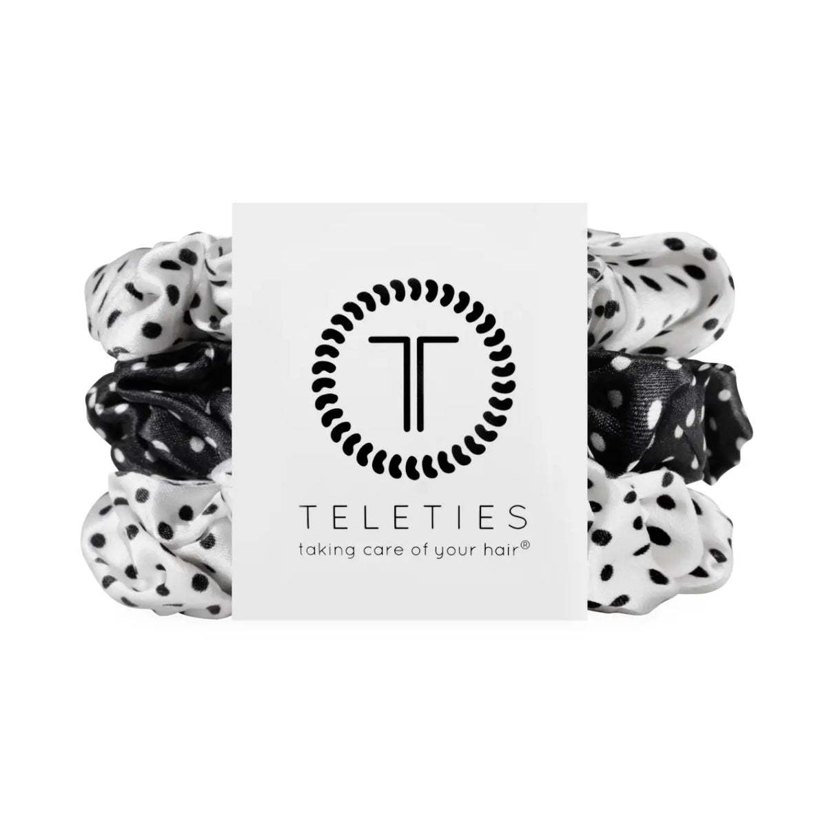 Silk Scrunchie | Polka Dot Party | Small