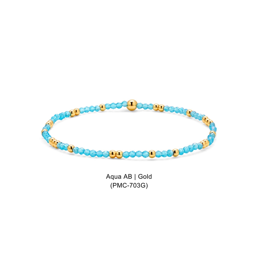 Petite Mini Crystal Beaded Bracelet