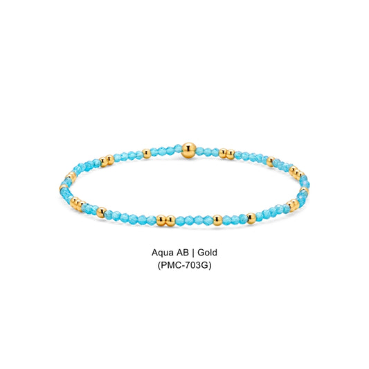 Petite Mini Crystal Beaded Bracelet