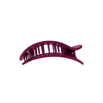 Flat Round Hair Clip | Mulberry |  Medium