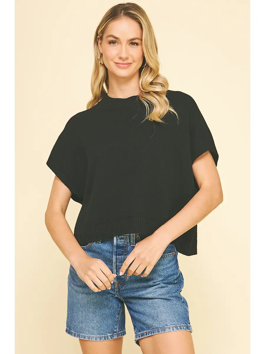 Dropped Shoulder Sweater Top