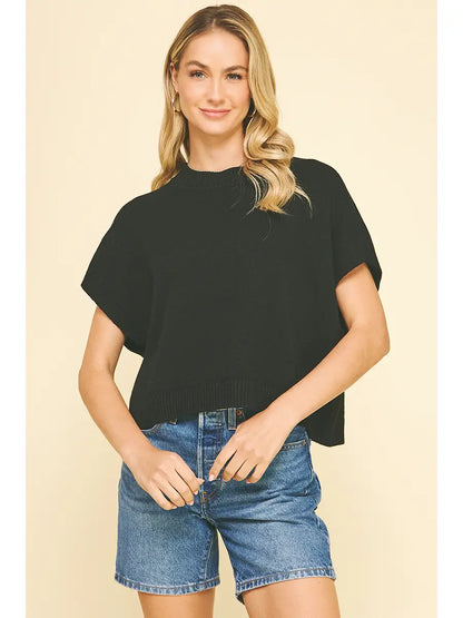 Dropped Shoulder Sweater Top