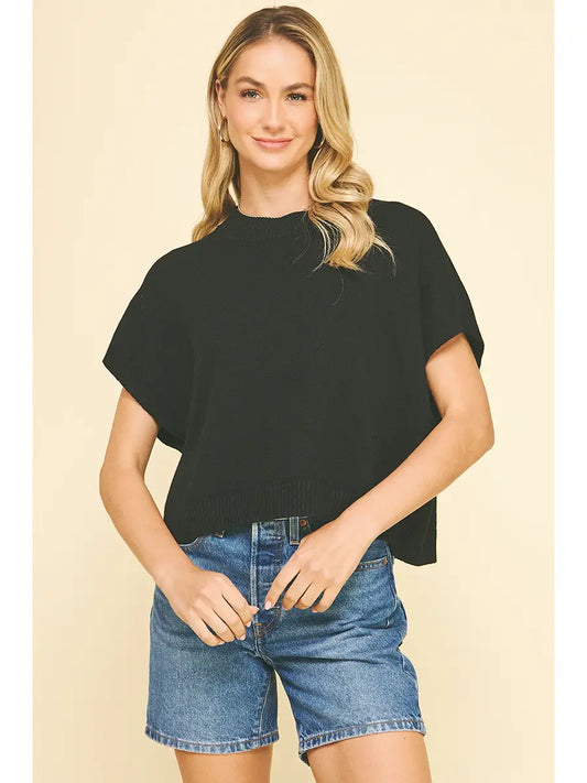 Dropped Shoulder Sweater Top