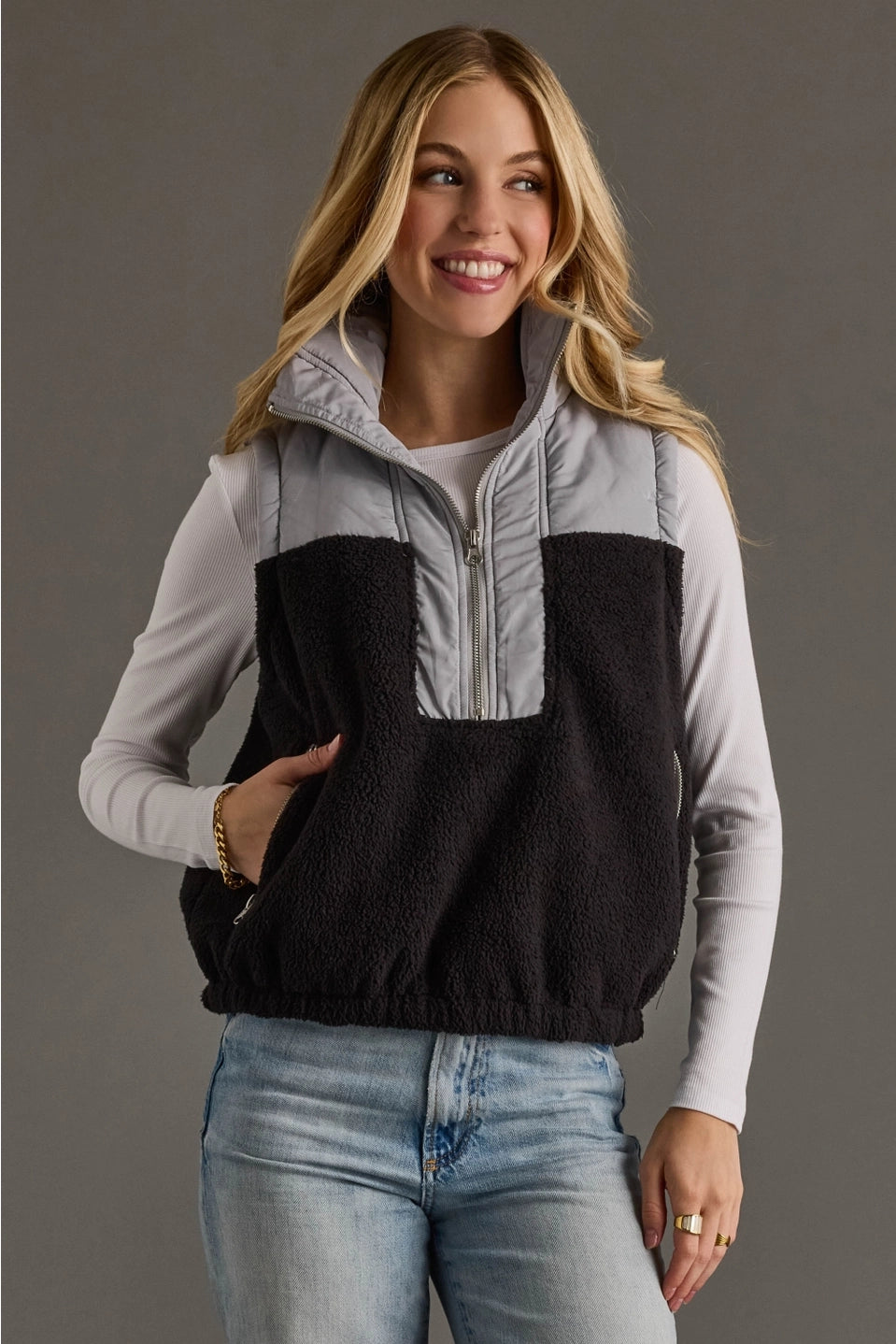 Colorblock Vest