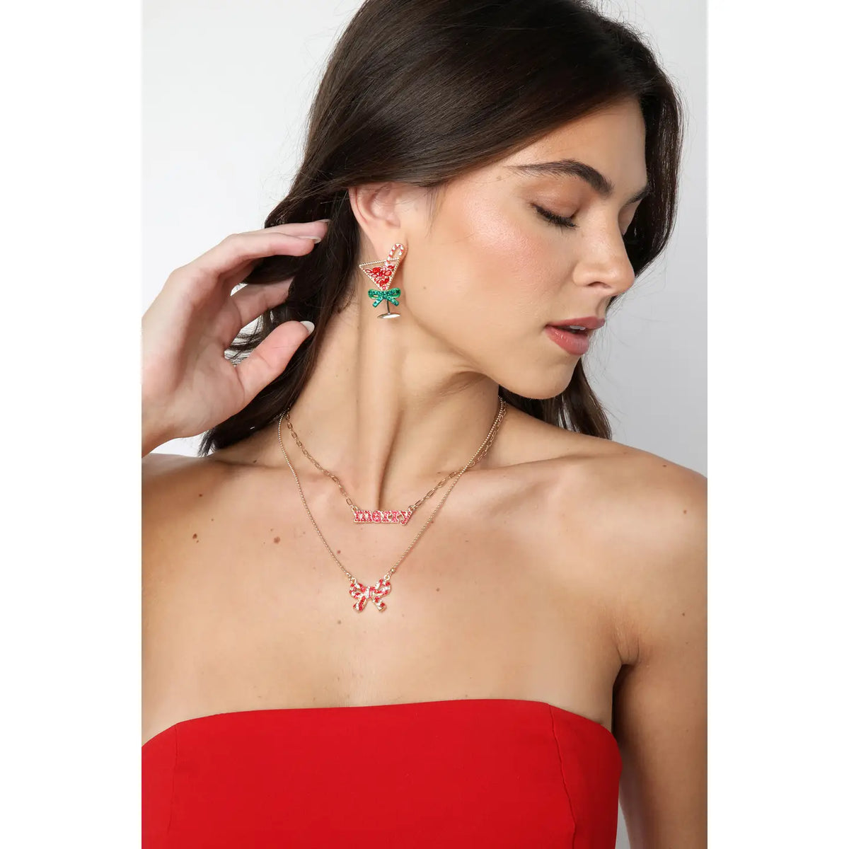 Mistletoe Martini Earrings