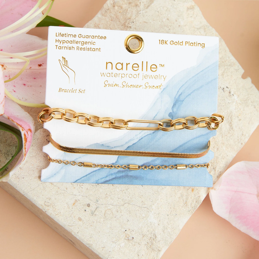 Narelle Snake Chain Bracelet Set