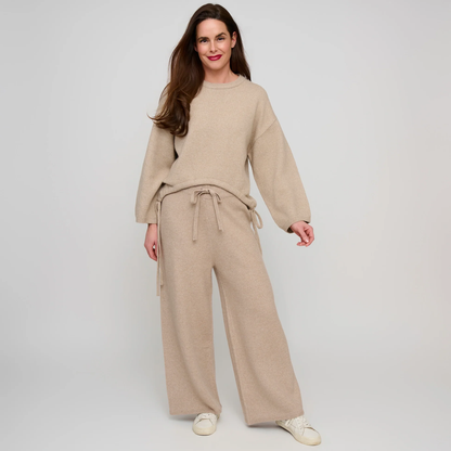 Sloane Wide Sleeve Drawstring Hem Sweater