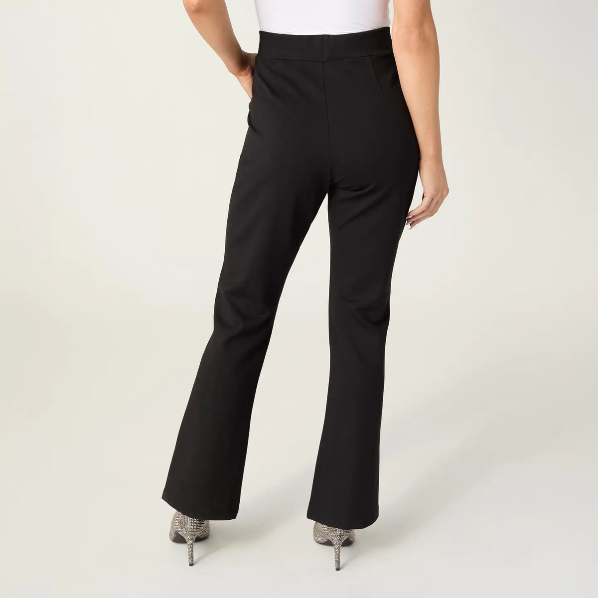 Baby Flare Pant with Rhinestone Tulip Hem