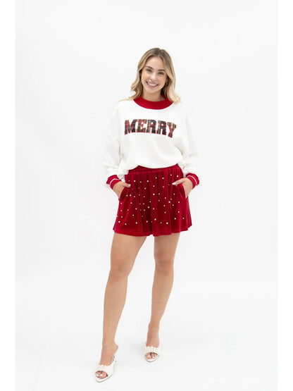 Plaid Merry Top