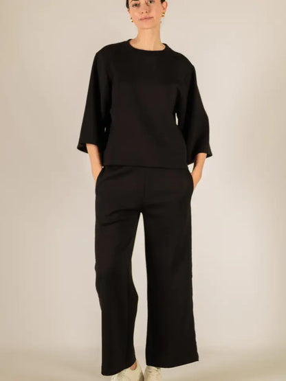 Butter Modal 3/4 Sleeve Round Neck Top
