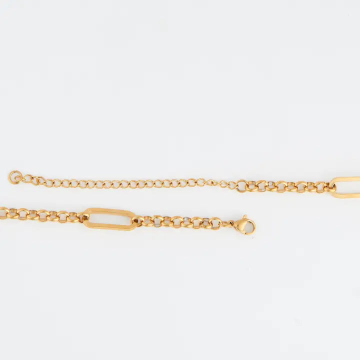 Narelle Rolo Link Bar Station 20" Waterproof Necklace