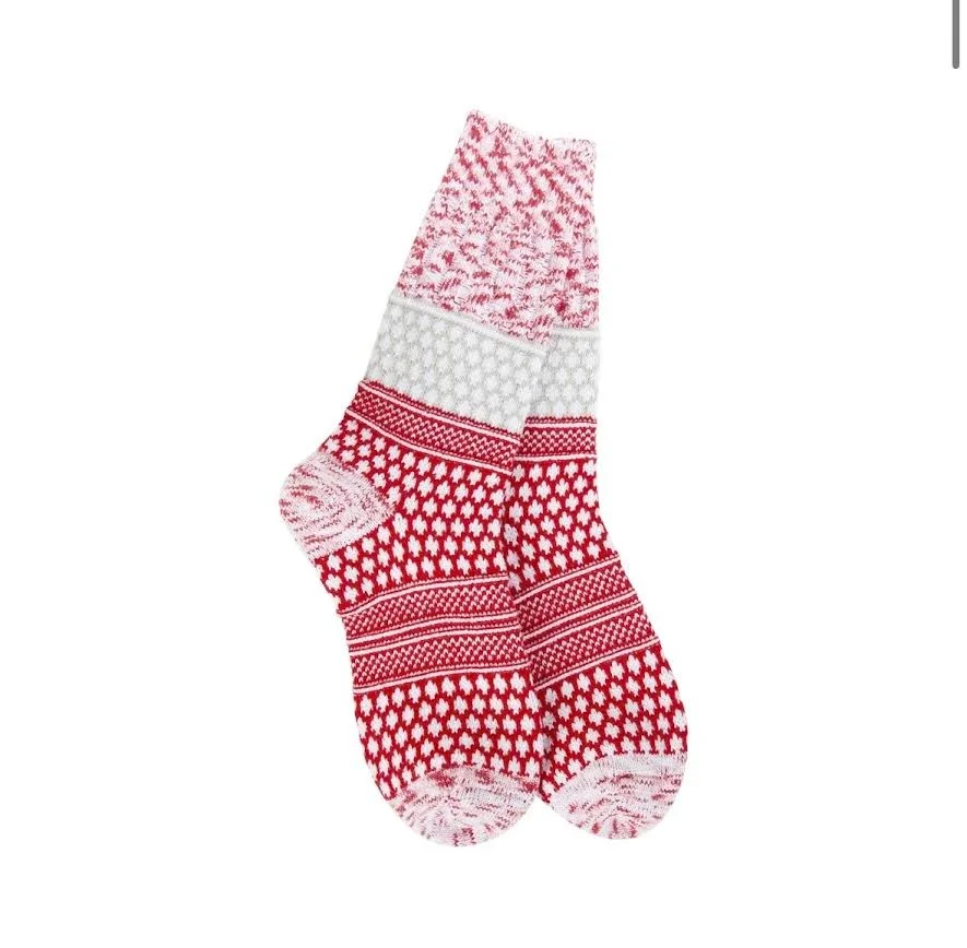 Holiday Gallery Crew Socks
