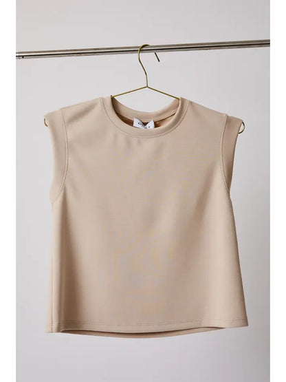 Round Neck Sleeveless Top
