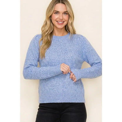 Crew Neck Dressy Sweater