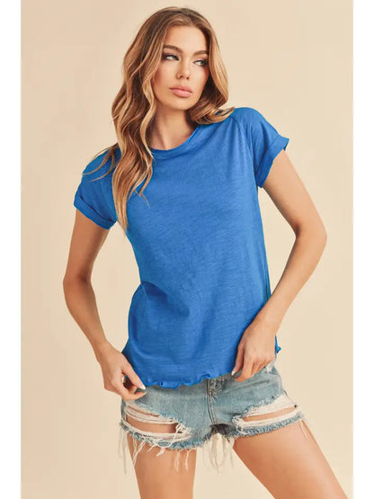 Electric Blue Gwen Tee