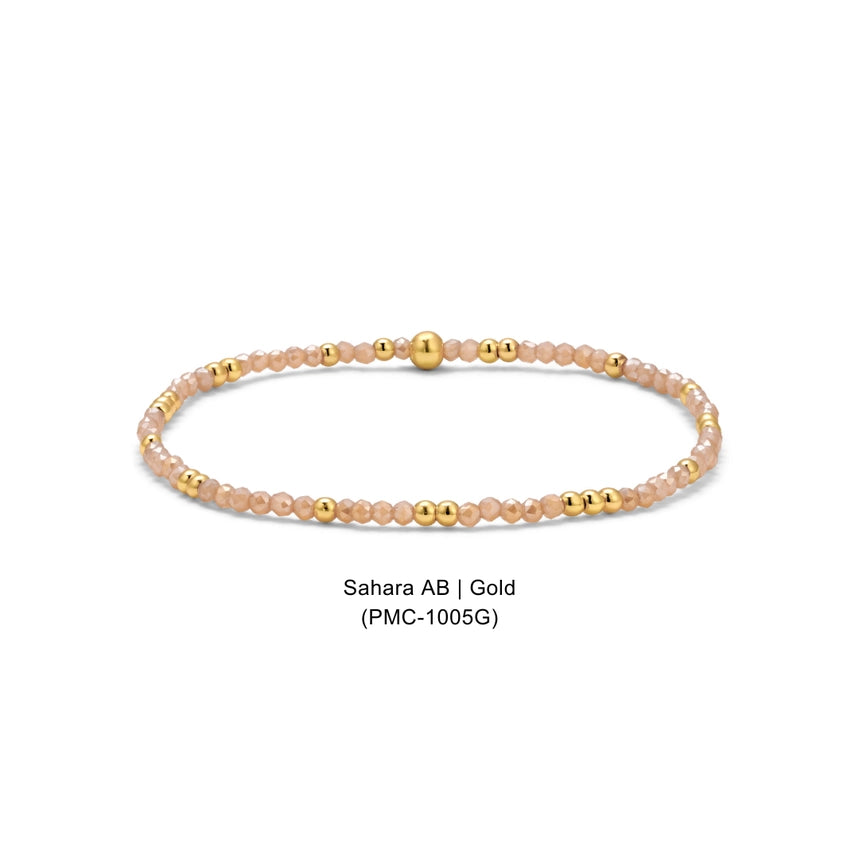 Petite Mini Crystal Beaded Bracelet
