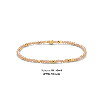 Petite Mini Crystal Beaded Bracelet