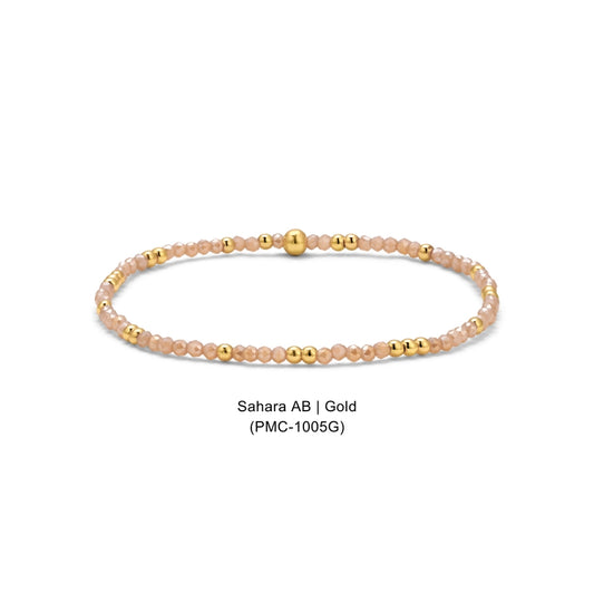 Petite Mini Crystal Beaded Bracelet