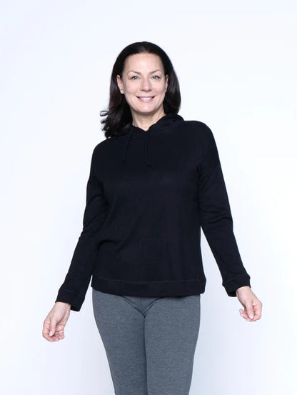 Sweater Knit Pullover Hoodie