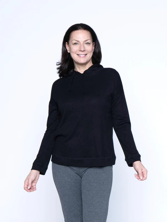 Sweater Knit Pullover Hoodie