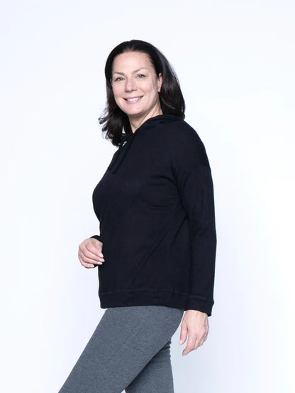 Sweater Knit Pullover Hoodie