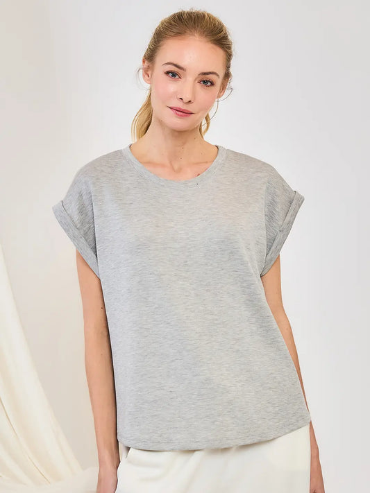 Buttery Soft Cuff Sleeve Top