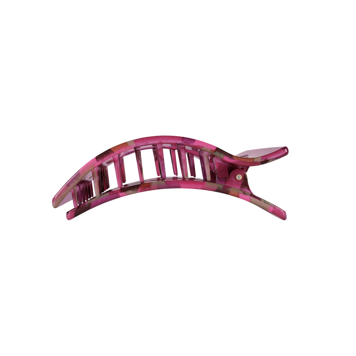 Flat Rectangle Hair Clip | Garden Glam | Medium