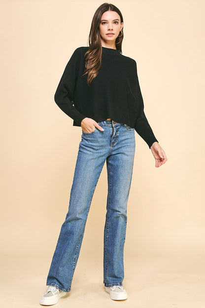 Dolman Sleeves Sweater Top