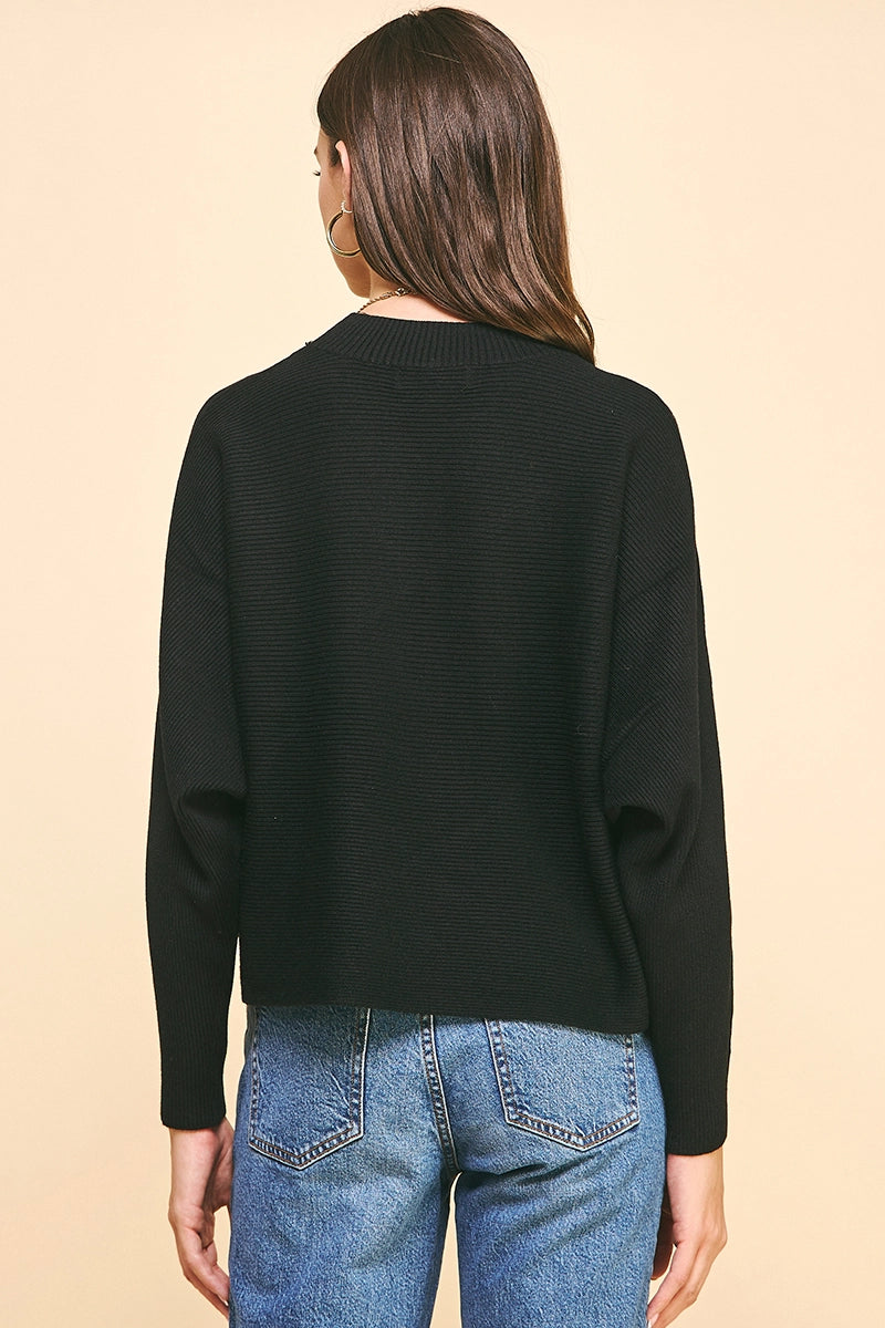 Dolman Sleeves Sweater Top